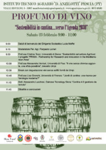Programma Profumo di Vino 2019