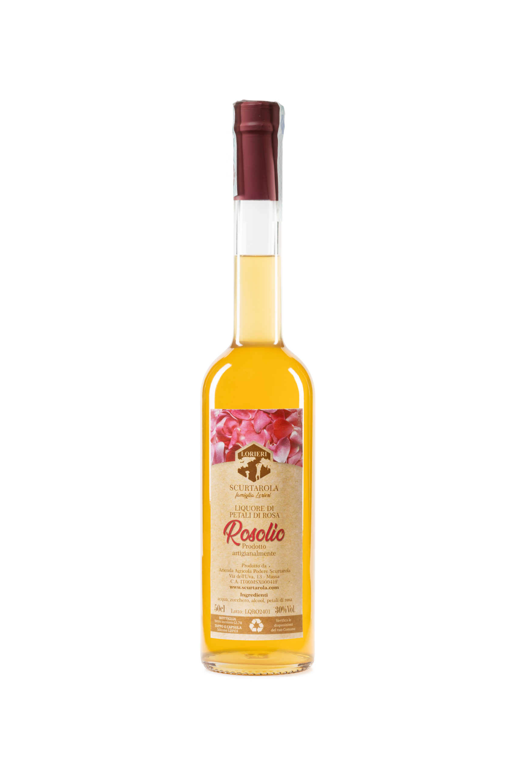 Rosolio – Liquore ai Petali di Rosa 30°