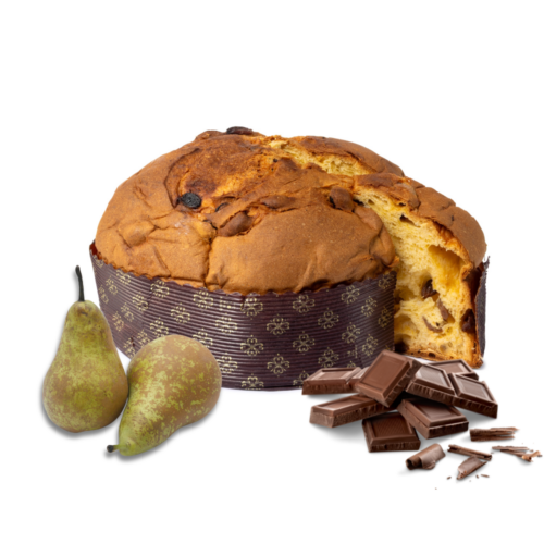 Panettone Artigianale Cioccolato e Pere al Vino