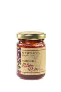 composta di barbe rosse - artigianale - scurtarola - lorieri -150gr