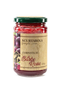 composta di barbe rosse - artigianale - scurtarola - lorieri -300gr