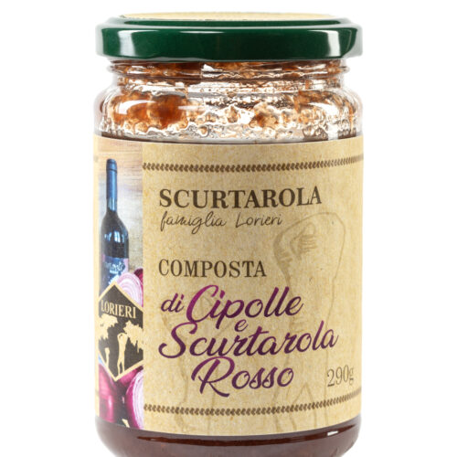 composta di cipolle e scurtarola rosso 300