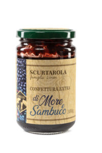 confettura extra more e sambuco artigianale scurtarola 300gr