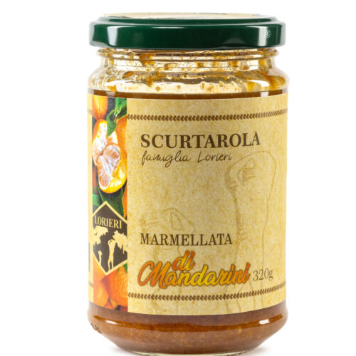 marmellata di mandarini artigianale scurtarola lorieri 300gr